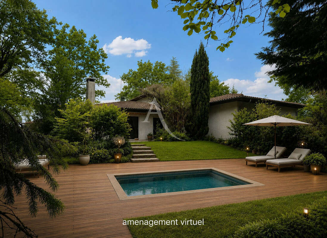 LEOGNAN - Proche Gradignan - Belle maison familiale sur un magnifique jardin - photo 7