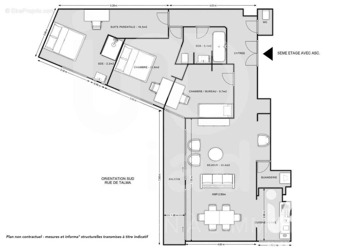 Photo 3 - Appartement à PARIS-16E