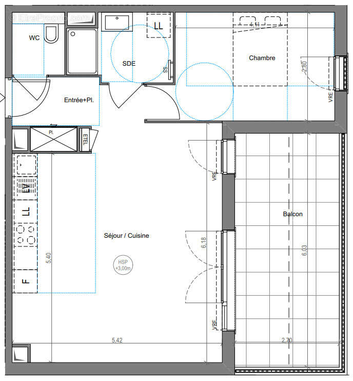 Appartement T2 - Cogolin - photo 3
