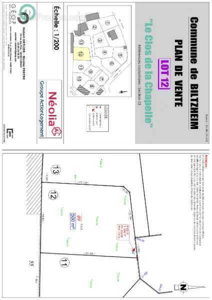 Terrain à BILTZHEIM