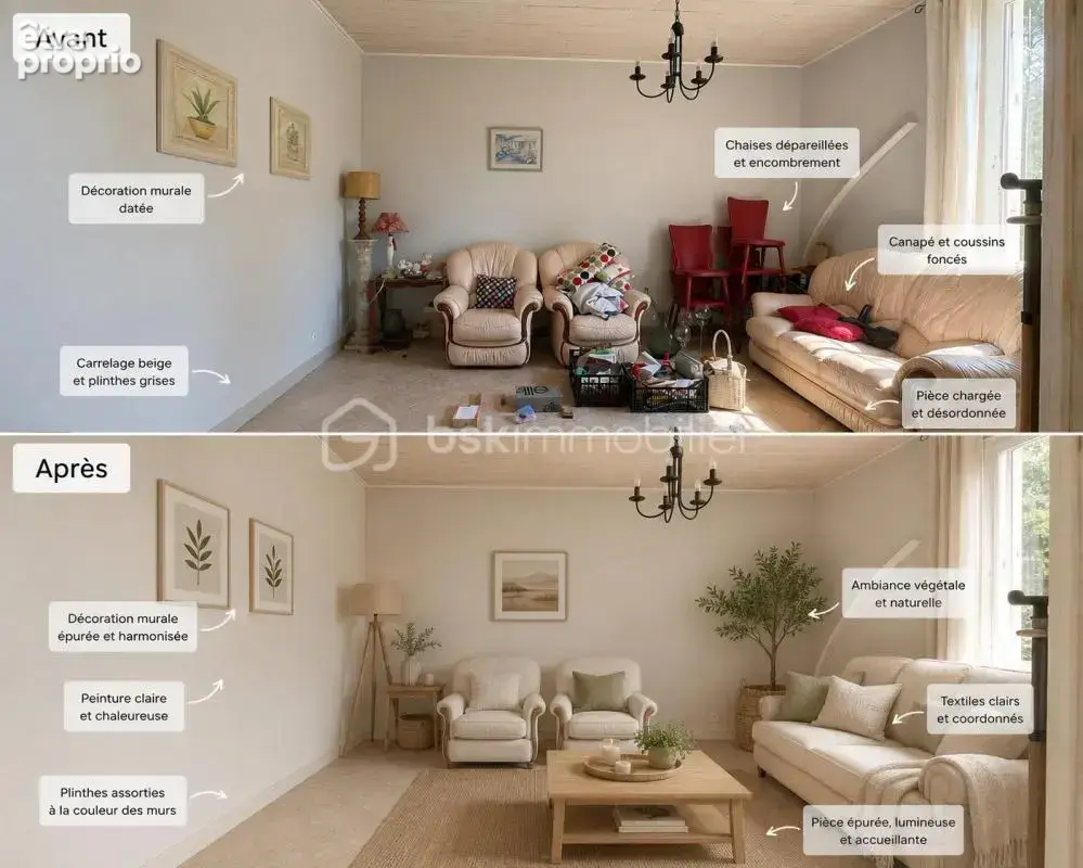 Maison mitoyenne 70 m² avec jardin arboré de 706 m² - photo 5