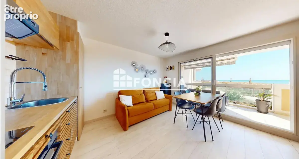 Le barcarès 66420 – t2 rénové avec vue imprenable sur la mer – terrasse 17 m² – parking privatif - photo 3