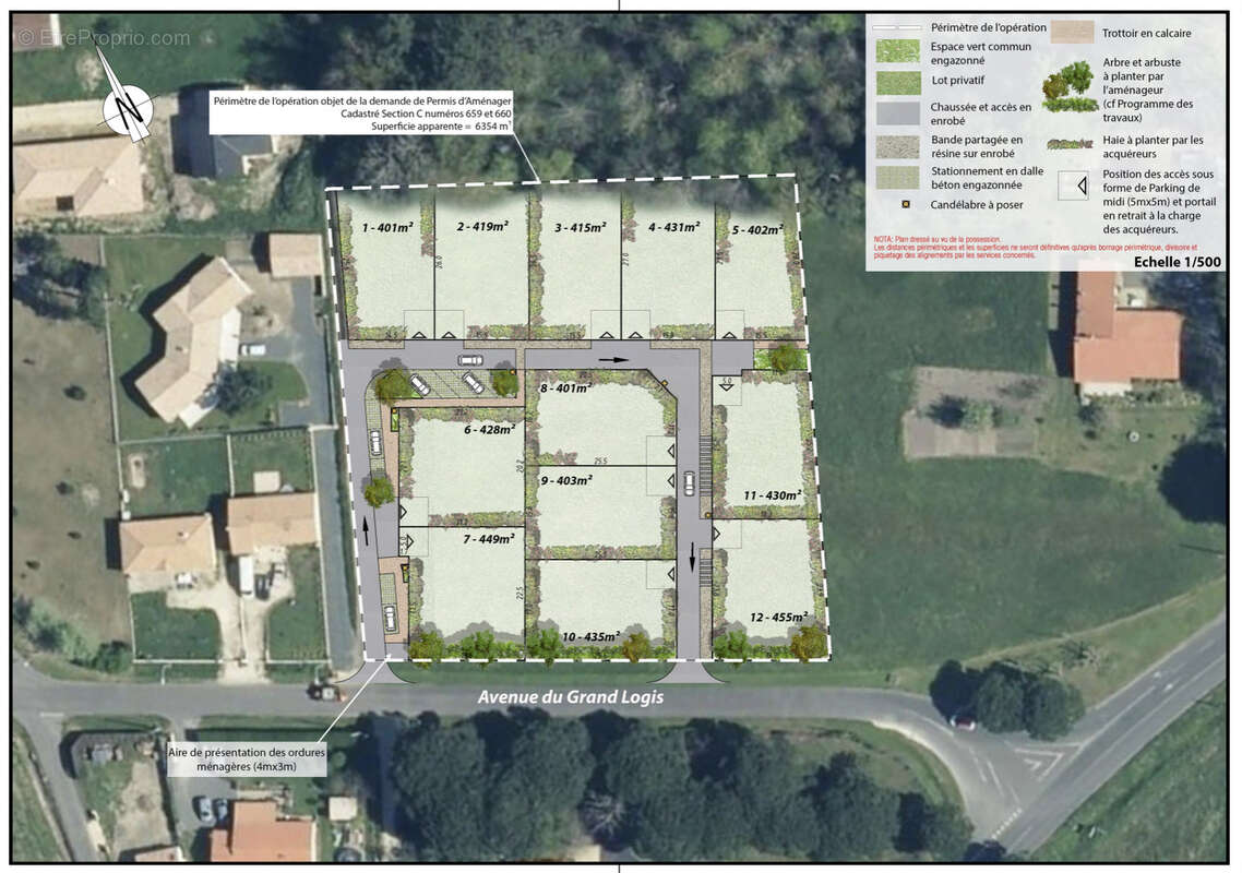 Terrain à LES MATHES