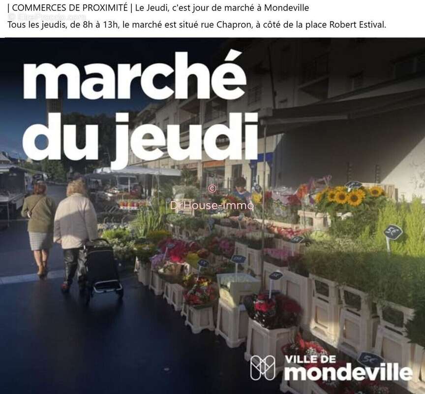 Appartement à MONDEVILLE