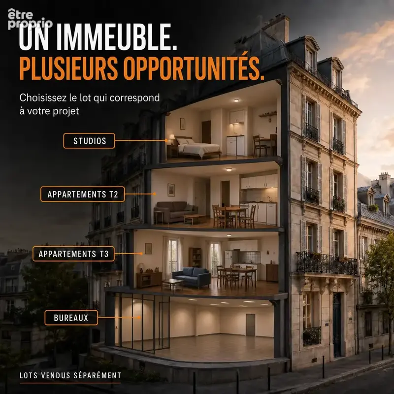 Vente plusieurs lots dans un immeuble - photo 1