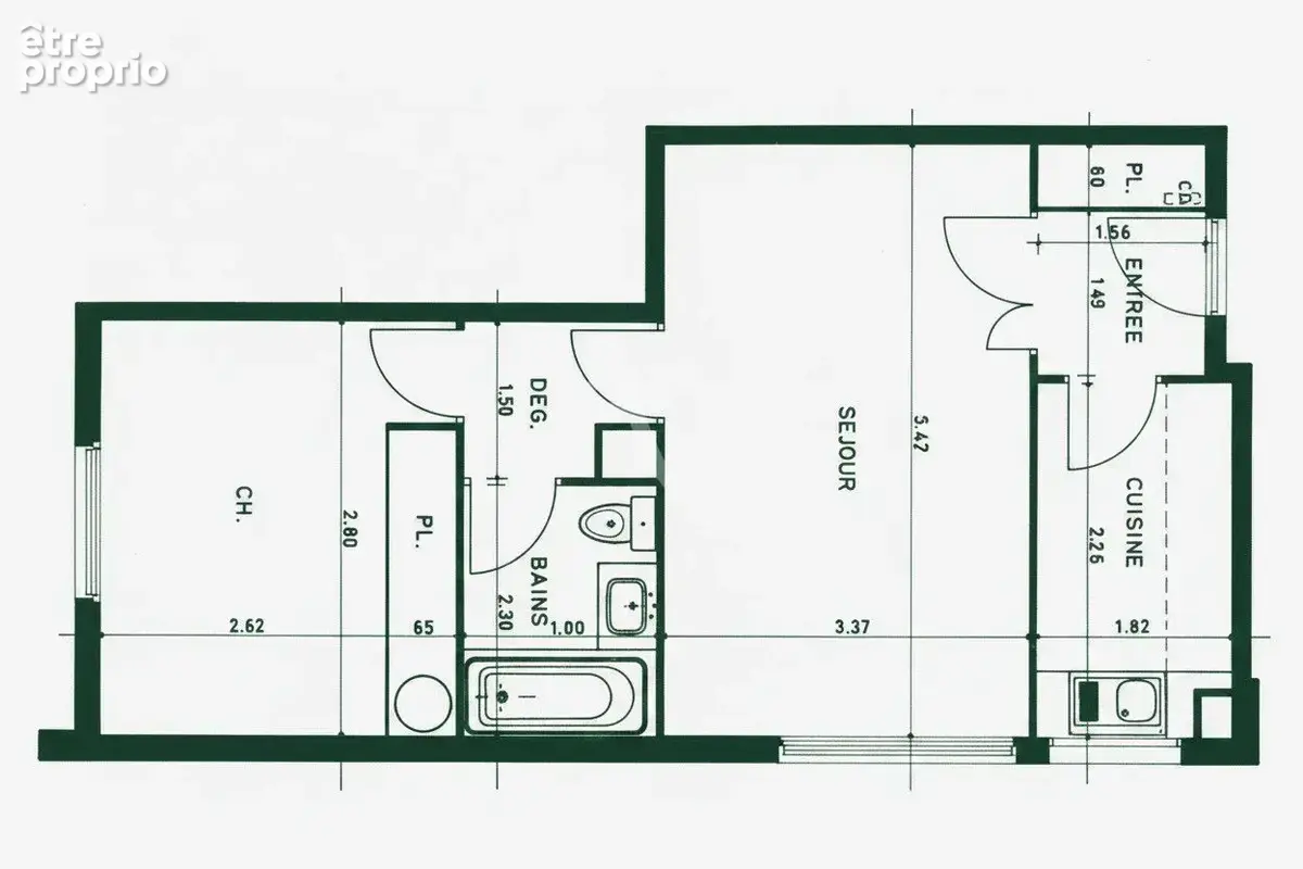 Appartement Saint Maurice 2 pièces de 45,94 m² avec cave et parking  à 12 min du RER A de Joinville-le-Pont - photo 5