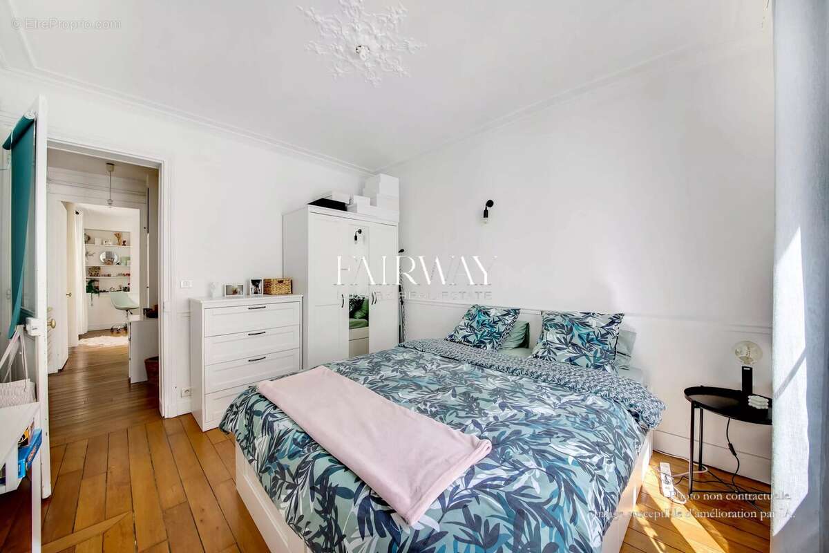 Appartement 3 pièces 55,53 m² à vendre rue Brochant Paris 17e, calme sur cour, 2 chambres - photo 9