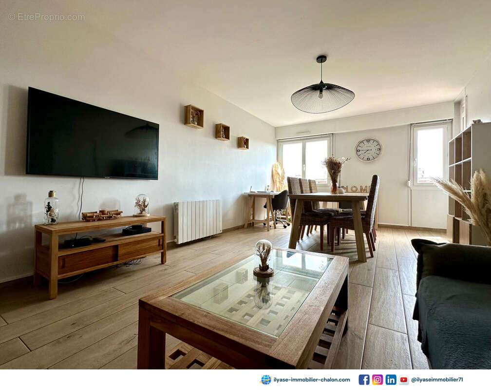 Appartement T4  78 m2  2 balcons - photo 3