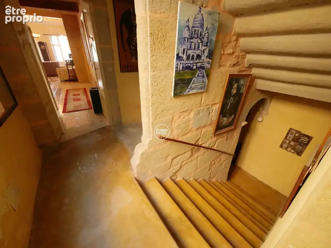 Pomérols, maison de caractère début 18ième avec pierre de taille, grandes cheminées et belle hauteur sous plaf - photo 15