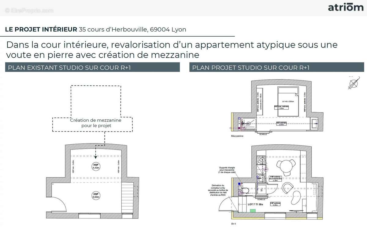 Appartement 21 m² à Lyon-4e  - photo 3