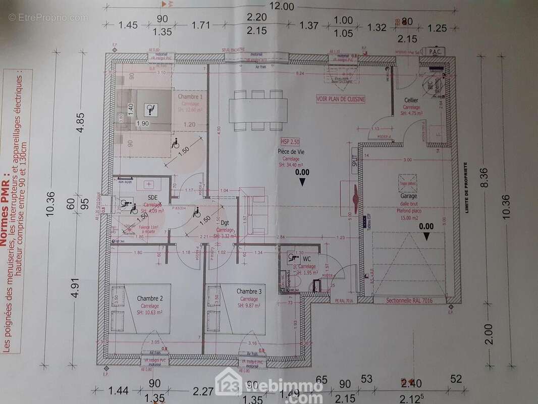 Plan intérieur - Maison à TALMONT-SAINT-HILAIRE