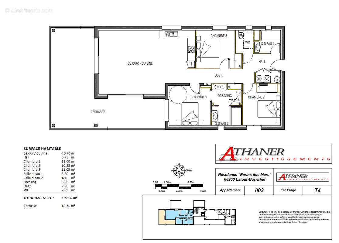 Appartement à LATOUR-BAS-ELNE