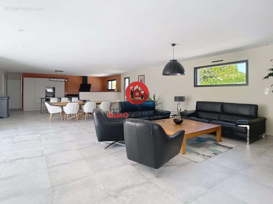 Double séjour cuisine ouverte - Maison à PUJAUT