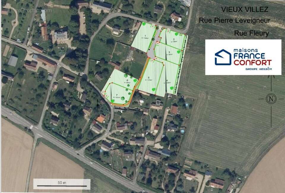Terrain à VIEUX-VILLEZ