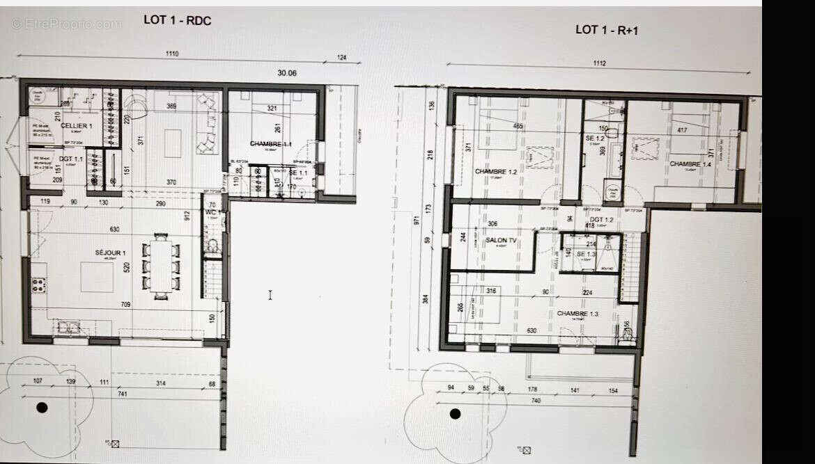 plan de la maison  - Maison à BISCARROSSE