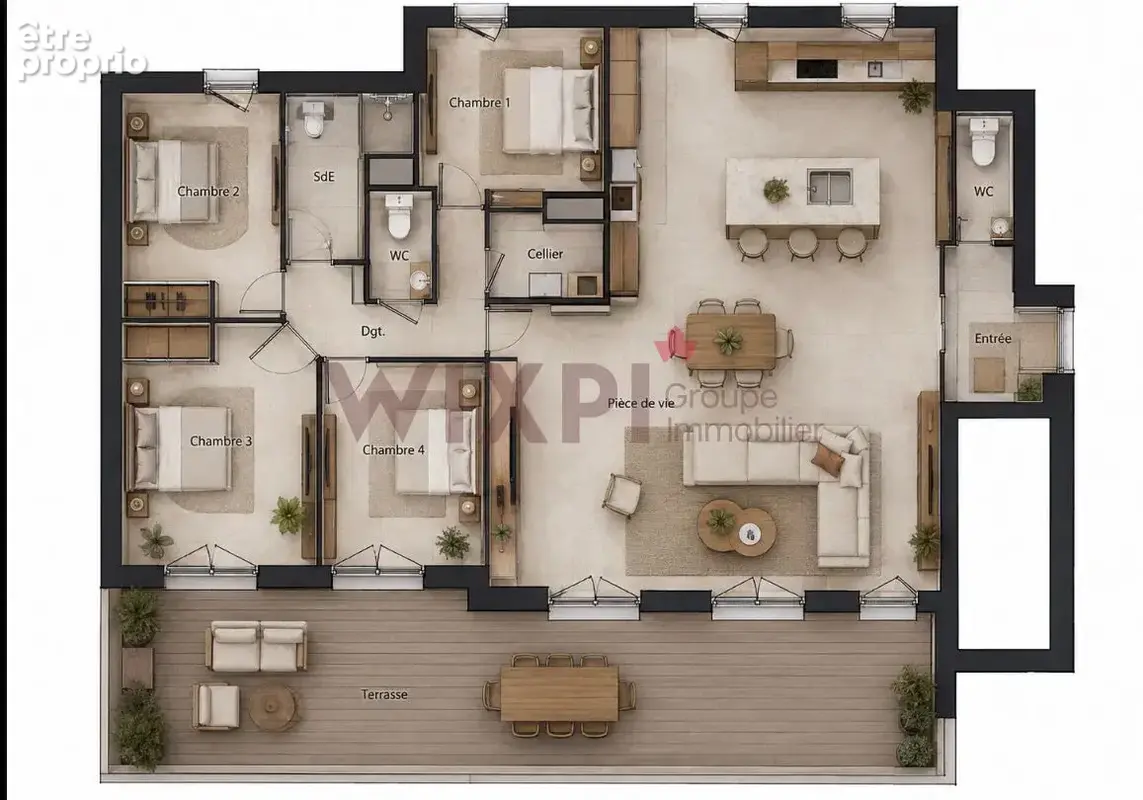 Magnifique rooftop t5 153 m² terrasse 72m² - photo 3