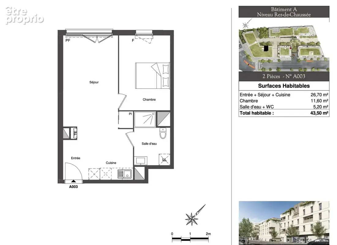 Appartement T2 neuf de 43,5 m² à Chartres - photo 2