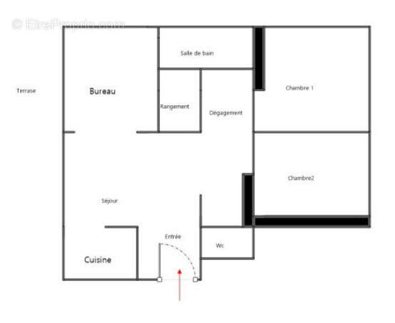 Appartement de 91m2, lumineux et traversant, avec terrasse de 18,50m2, situé rue Jean Walter - photo 9
