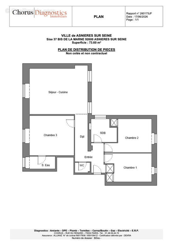 Appartement à ASNIERES-SUR-SEINE