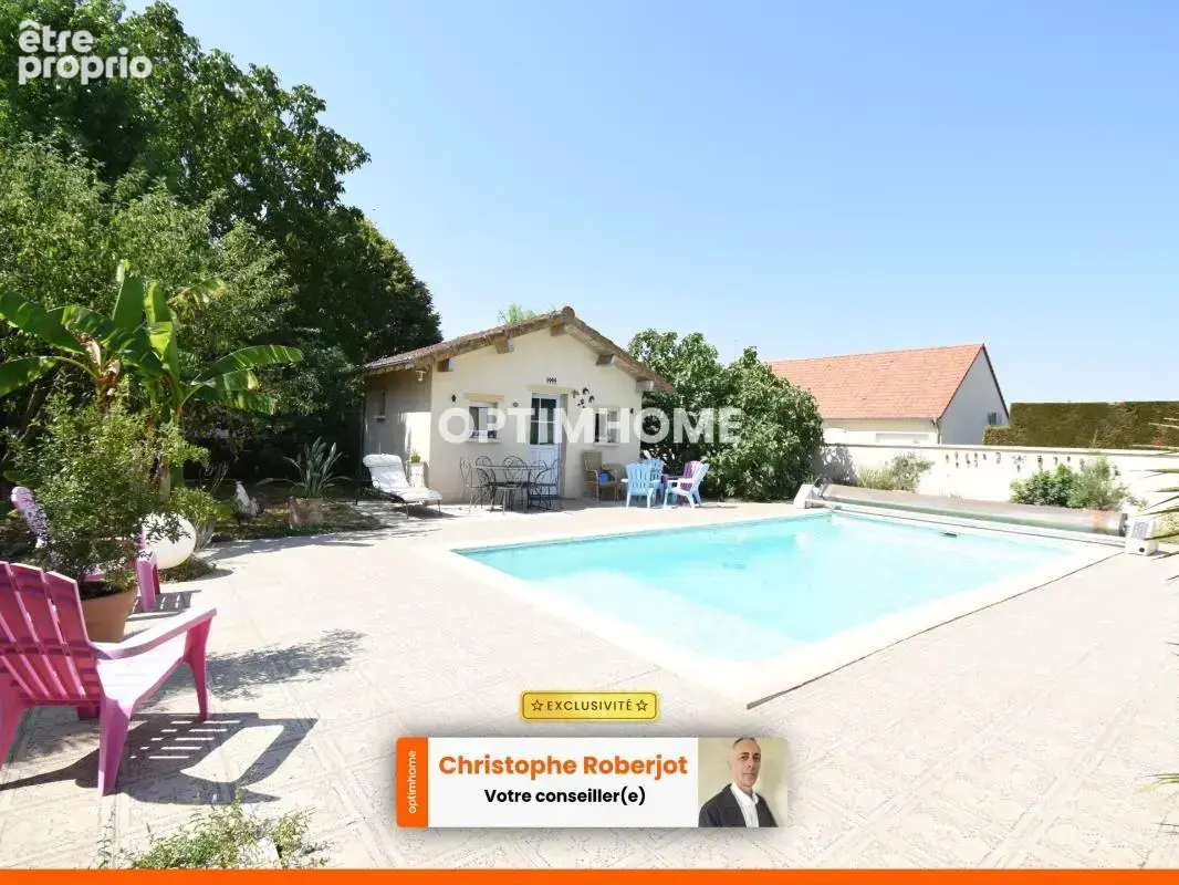 Belle et grande maison de 177m2 avec piscine sur un terrain clos et arboré de 1200m2, au calme et aux portes de Chalon sur Saone - photo 10