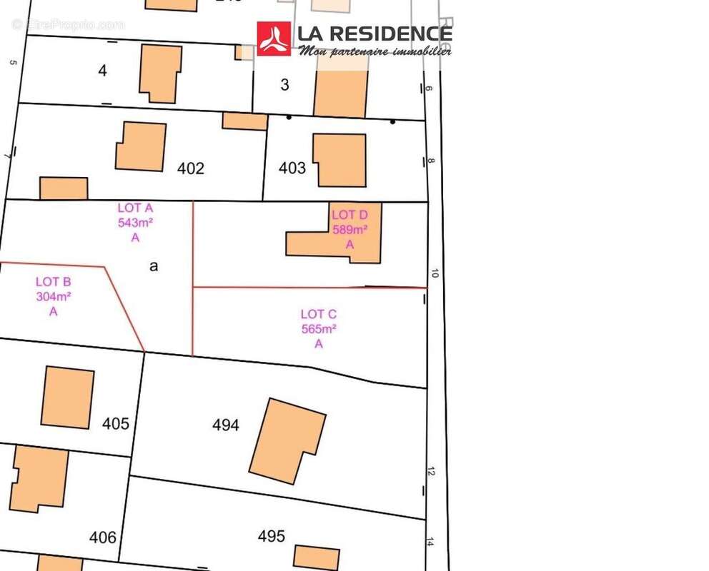 Terrain à LES MUREAUX