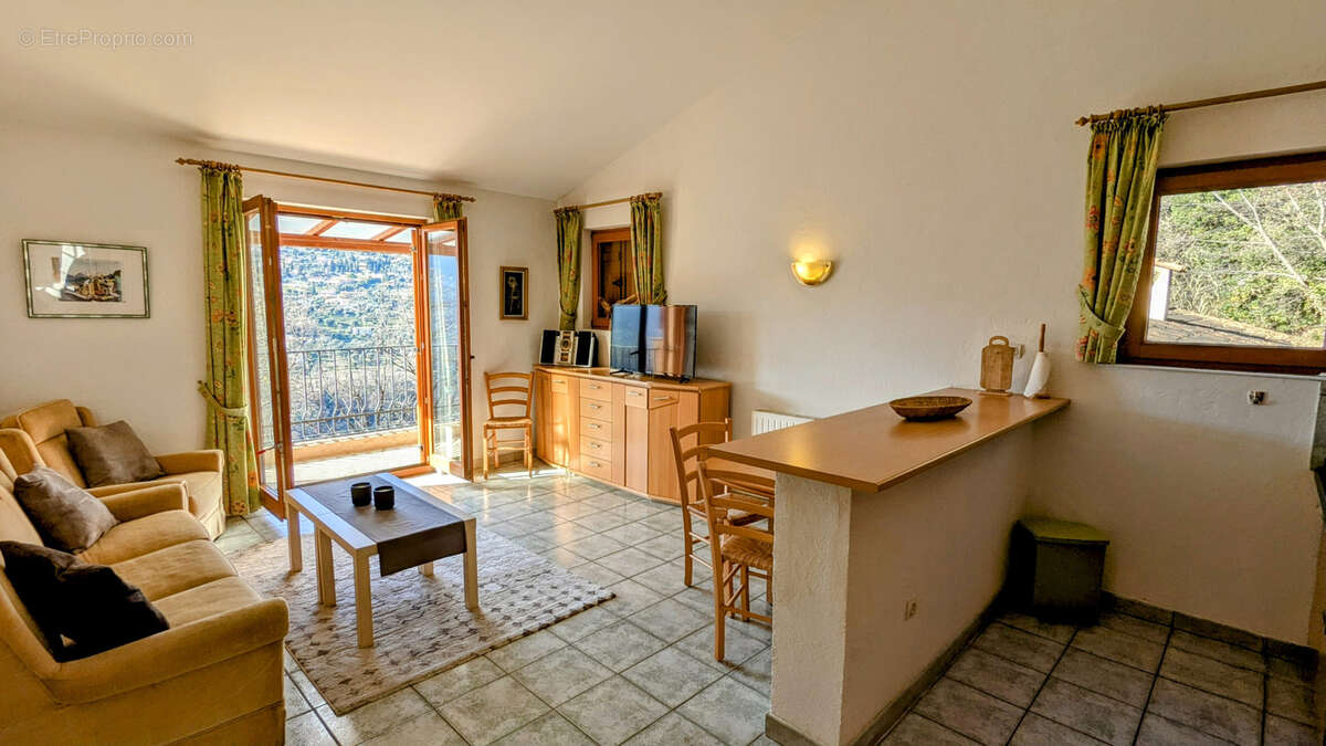 À Tourrettes-sur-Loup   Maison composée de 3 appartements + studio, piscine et vaste sous-sol - photo 20