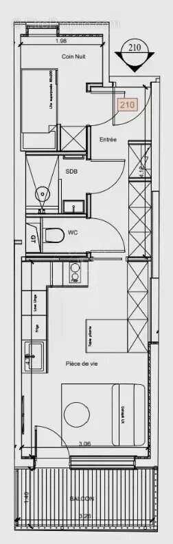 Appartement à LES ALLUES