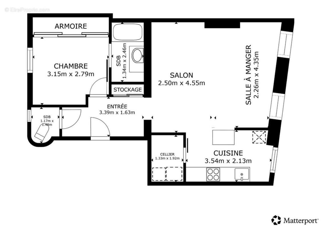 Appartement à PARIS-17E