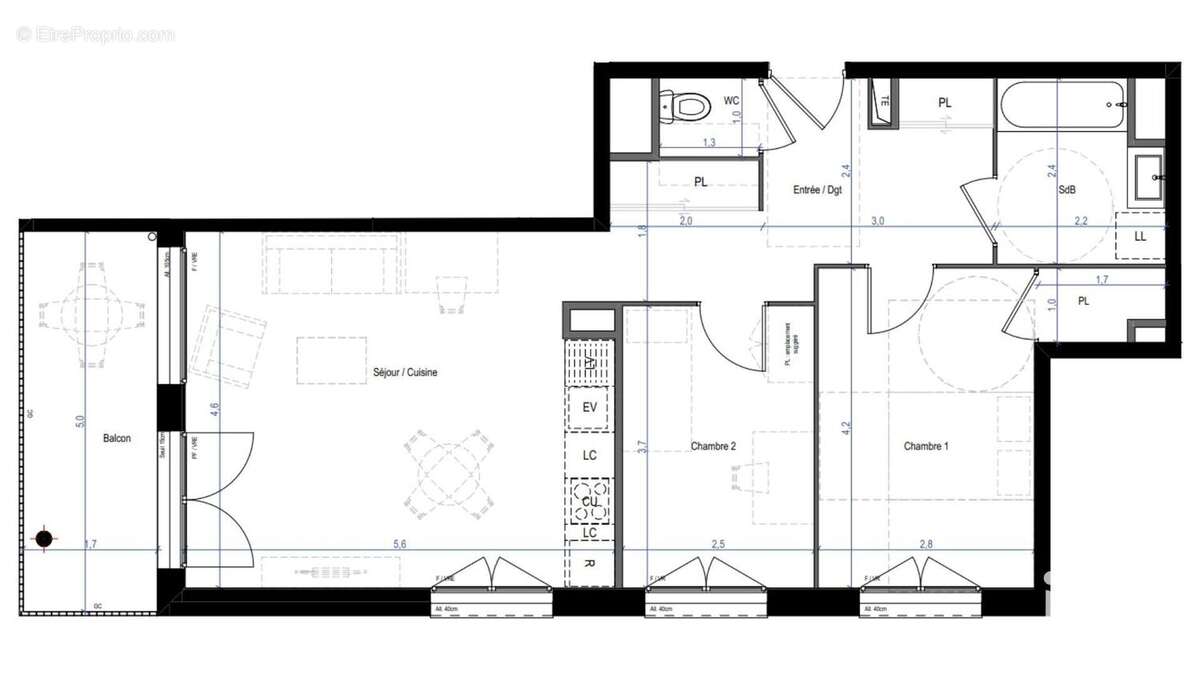 Photo 4 - Appartement à LE PONT-DE-CLAIX