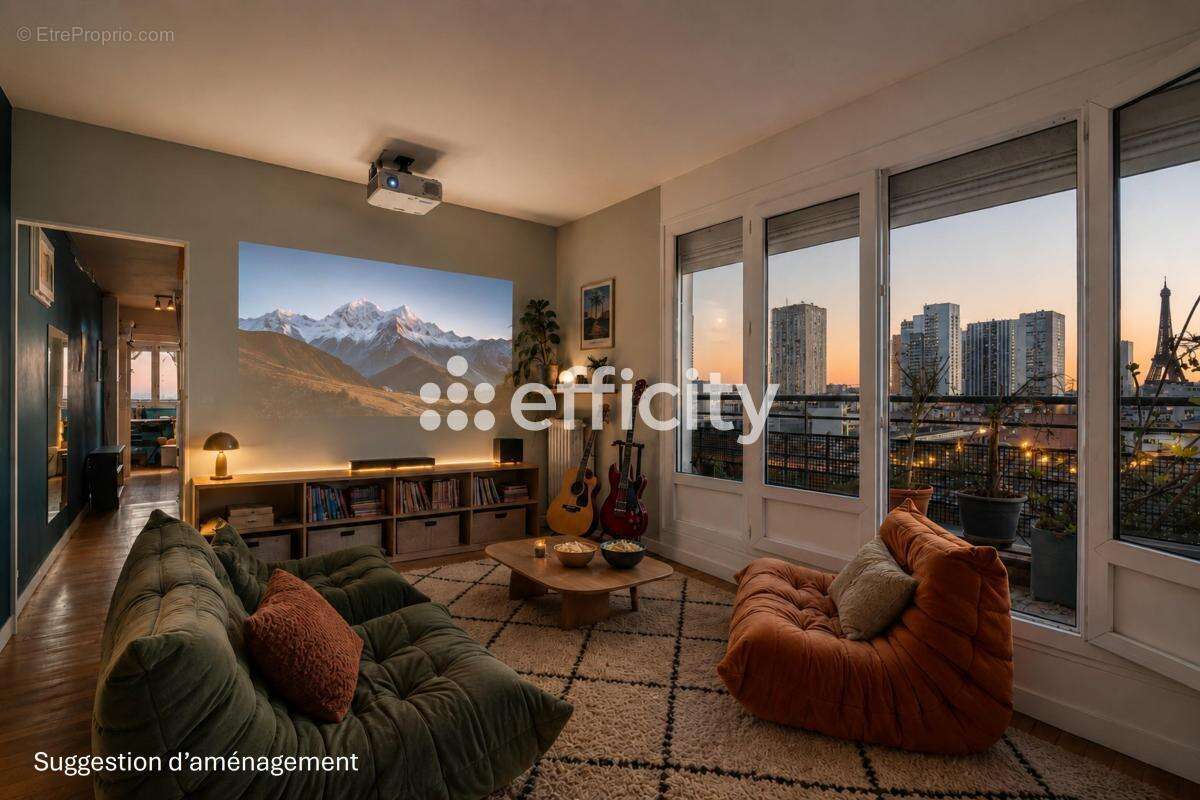Appartement à PARIS-15E