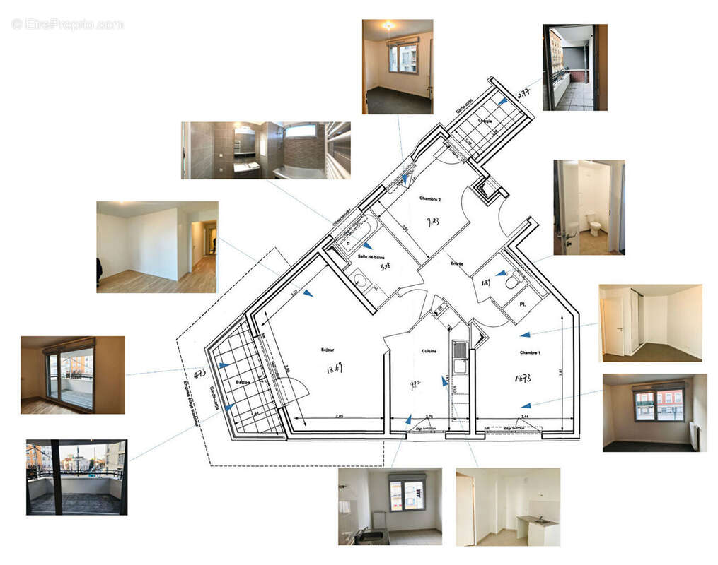 Appartement à ROMAINVILLE