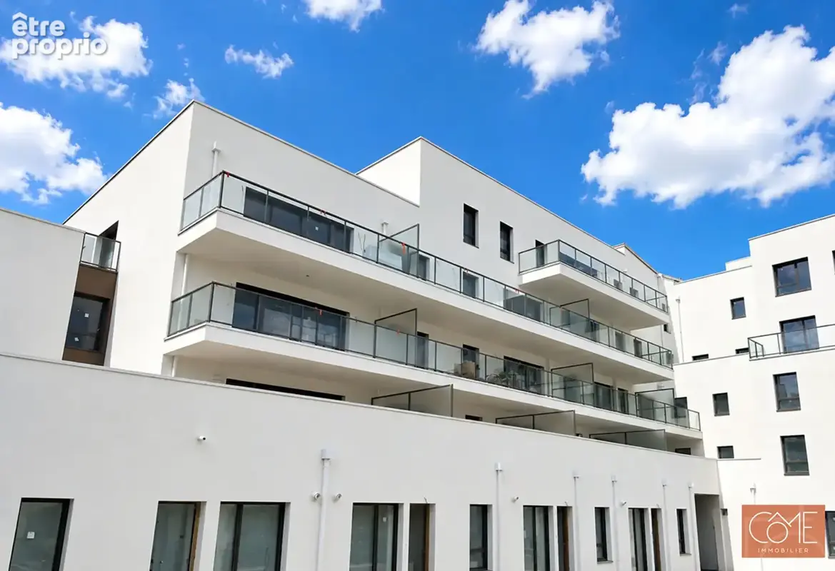 Grand type 3 neuf de 91,5m² - terrasse ouest de 18 m² - avant-dernier étage - 2 boxs - centre-ville - calme sur jardin - saint-g - photo 2