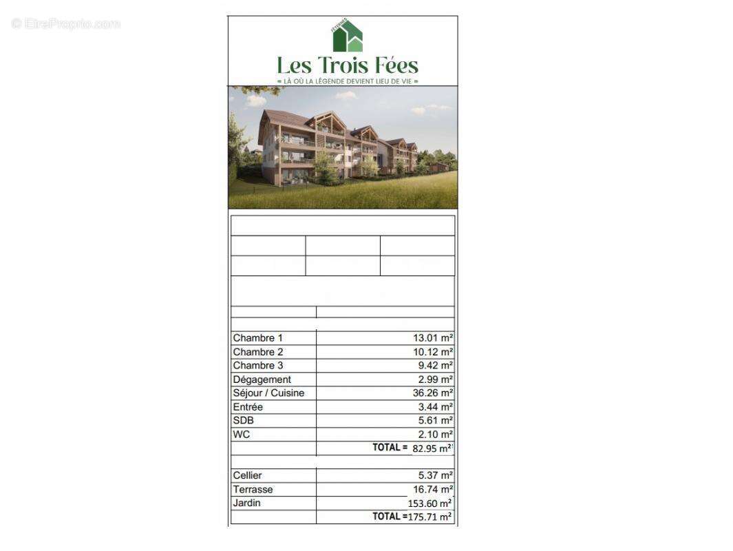 Appartement à EVIAN-LES-BAINS