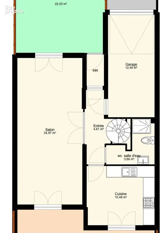Maison 4 pièces 90 m2 - terrain 205 m2 - photo 11