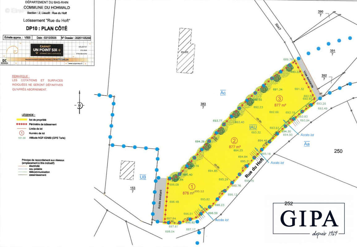 Terrain à LE HOHWALD