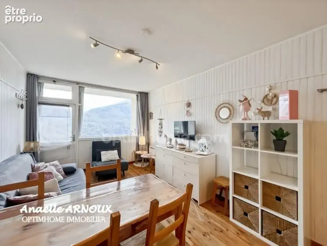 Studio cabine meublé avec balcon proche de la station d'Orcières - photo 2
