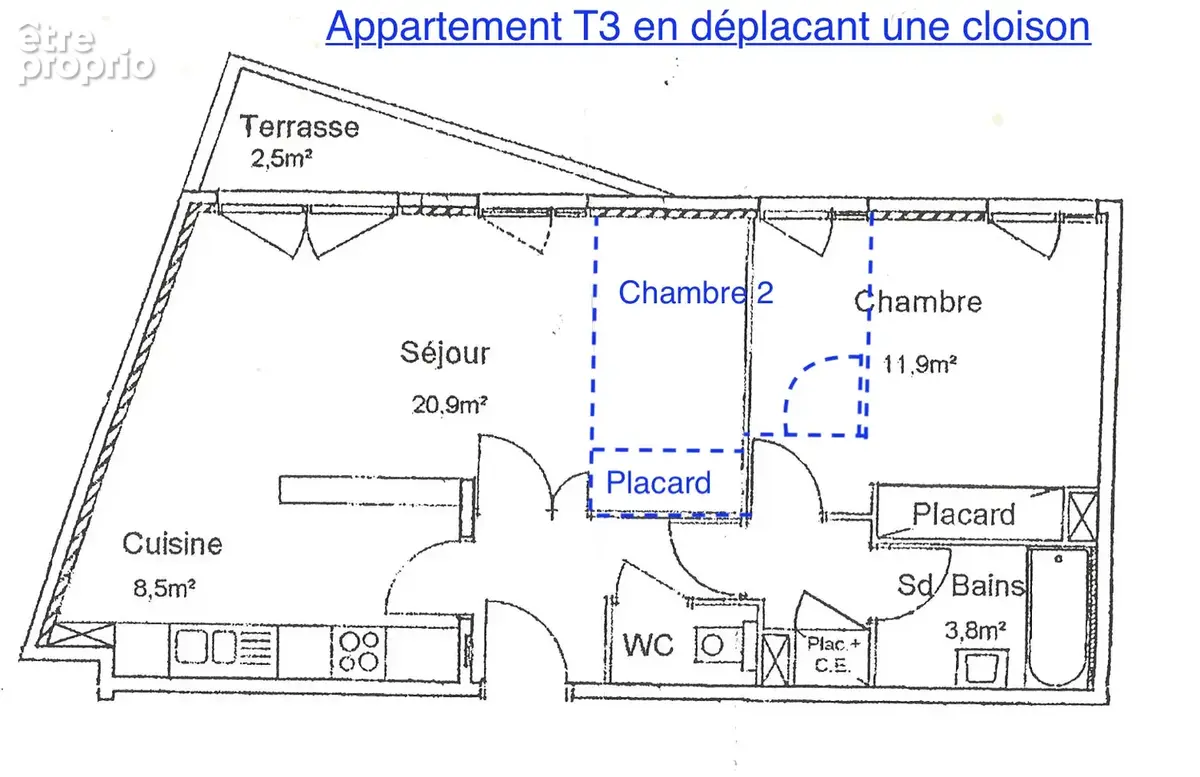 Appartement à CHATENAY-MALABRY