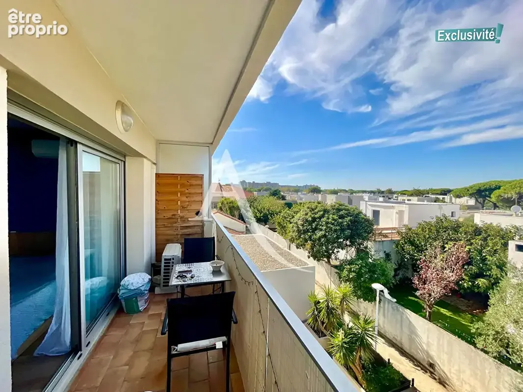 Carnon - studio rénové - 23 m² - terrasse 7 m² - vue dégagée - à 50 m de la plage - photo 2