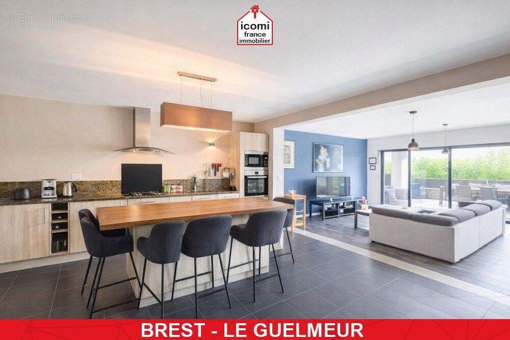Finistere - brest (29200) - a vendre - maison de 150 m² avec extension contemporaine - espace de vie +60 m² - 3/4 chambres - jar - photo 7