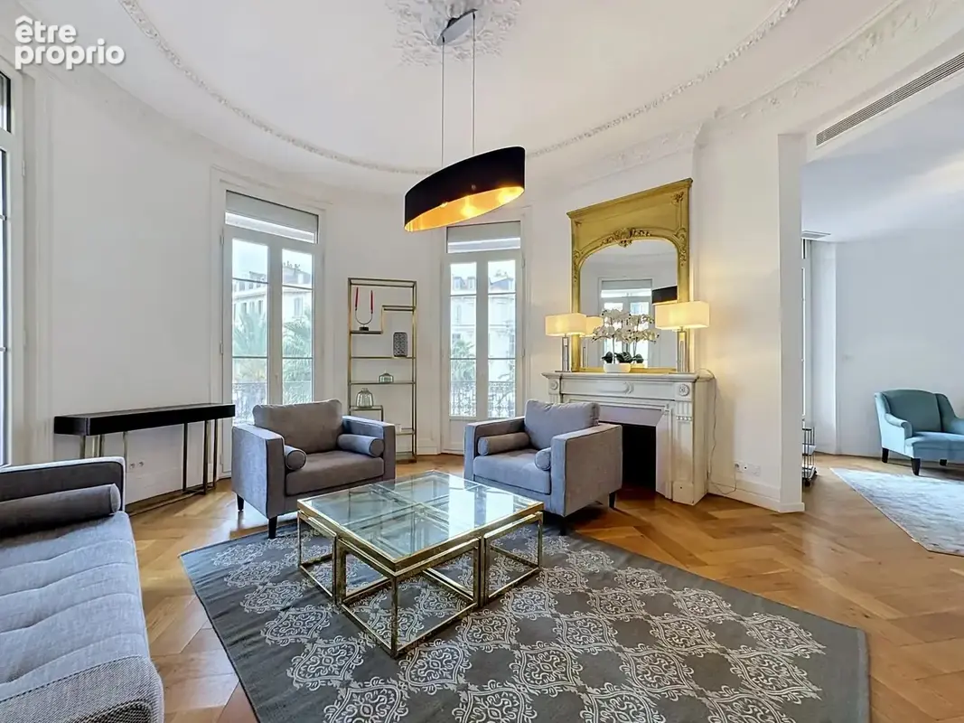 Cannes centre – appartement 5p de caractère rénové – terrasse 35 m² - photo 4