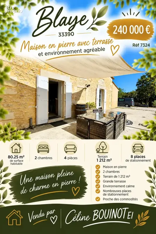 Maison à BLAYE