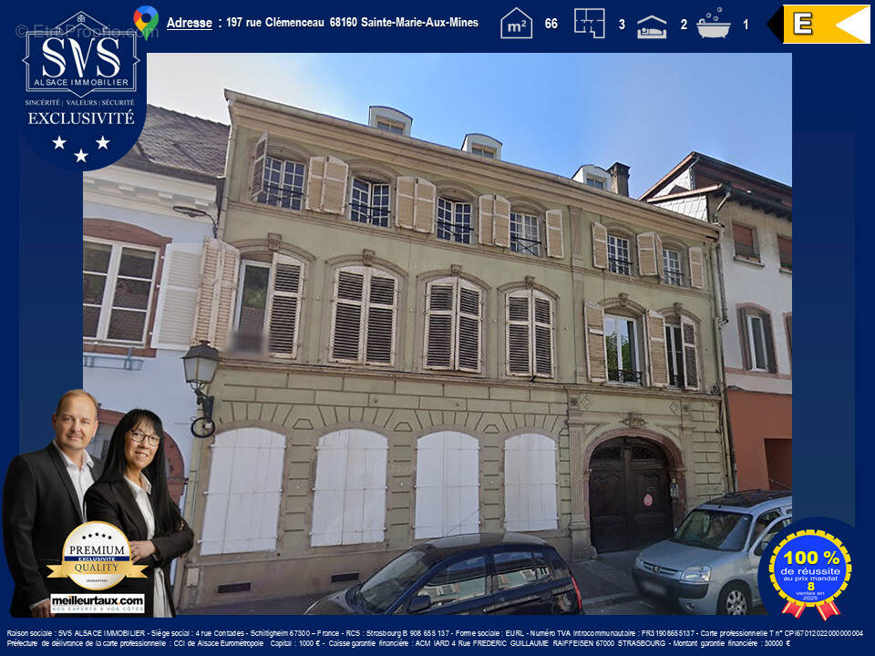 Appartement à SAINTE-MARIE-AUX-MINES