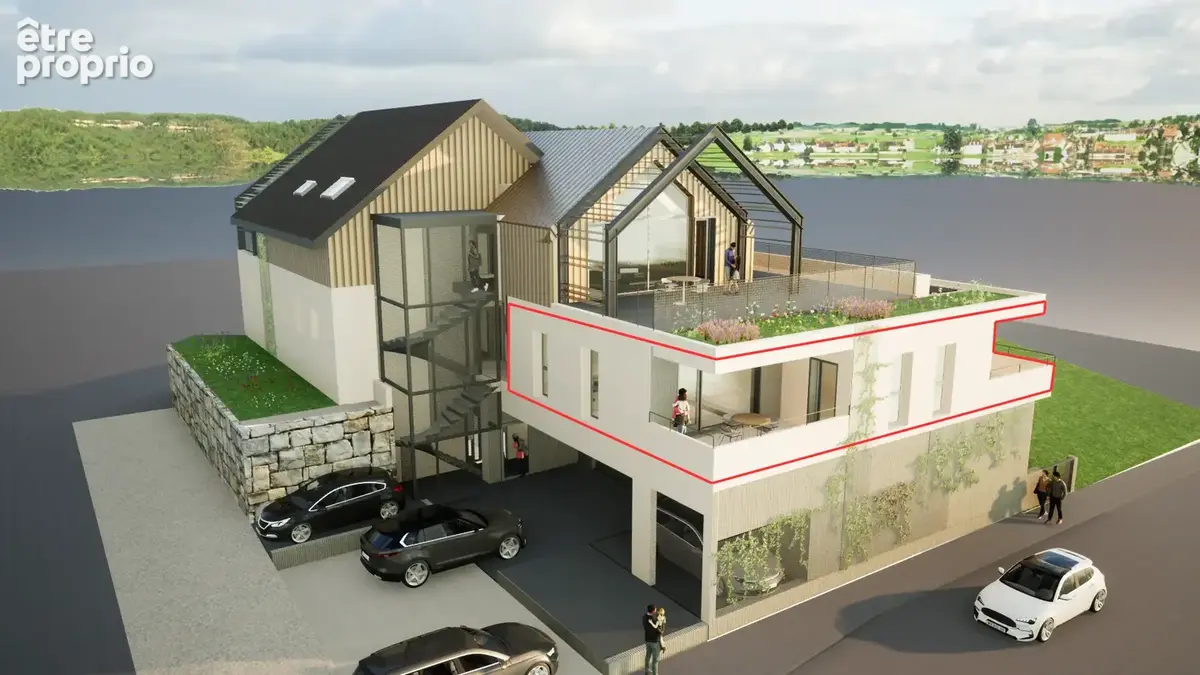 MOUXY - VEFA T4 92,14m2 avec deux terrasses - résidence neuve - photo 4