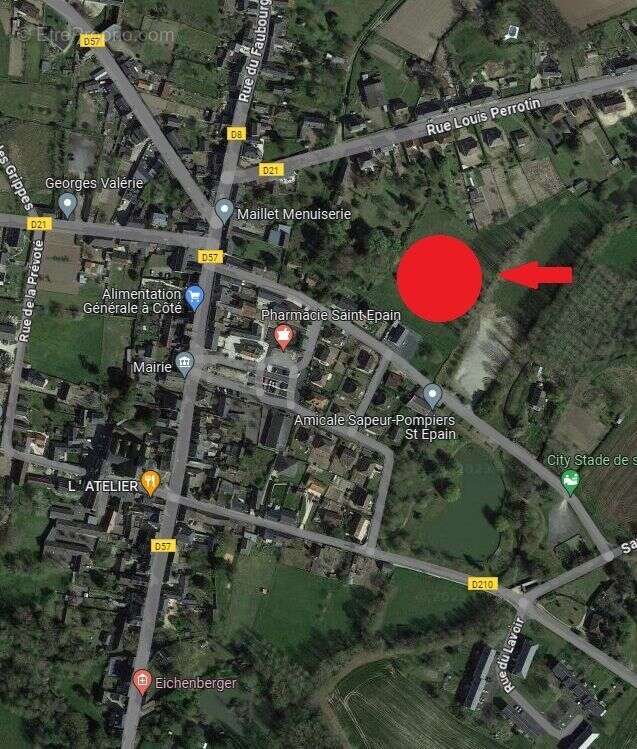 Terrain à SAINT-EPAIN