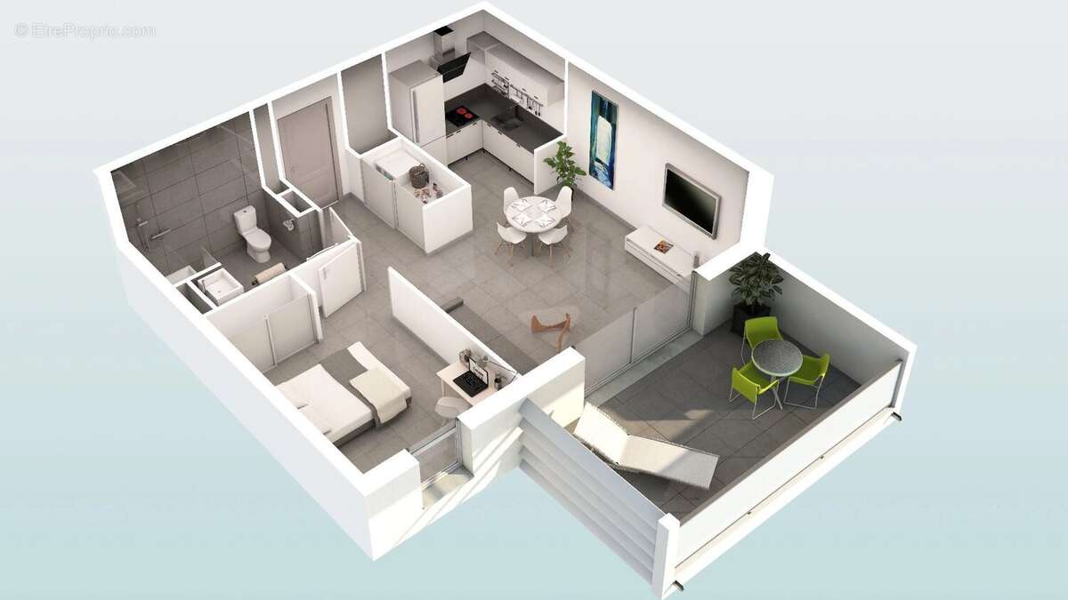 Appartement 45 m² à Beziers  - photo 3