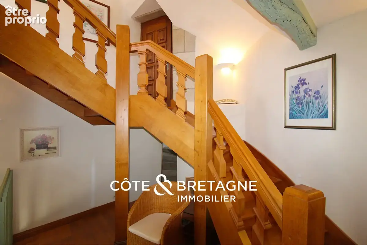COTE & BRETAGNE IMMOBILIER VOUS PROPOSE : Manoir du XVe siècle inscrit MH à Tréguier   360 m2, 4 chambres, par - photo 10