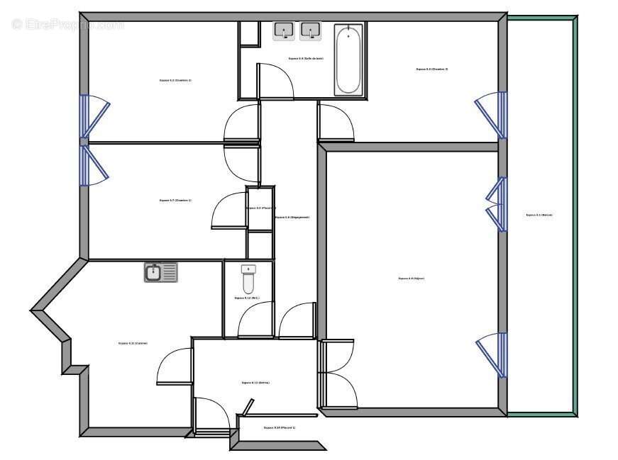 Appartement à LYON-6E