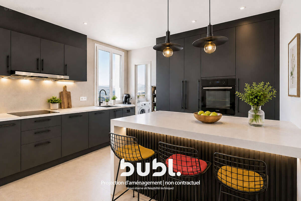 Rueil-Malmaison cœur de ville 132 m2 familial avec balcon, parking et projection travaux - photo 12