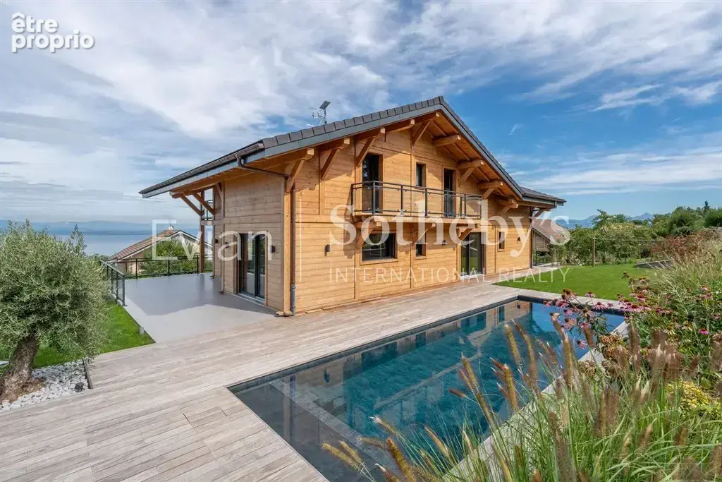 PROCHE VIAN : A PUBLIER Chalet récent avec vue lac - photo 4