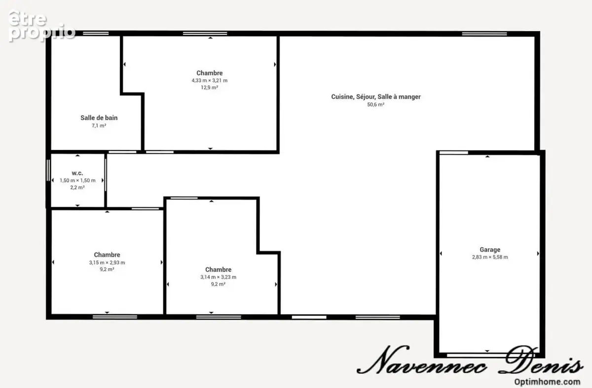 Maison de 2009 de plain-pied avec combles aménageables - 3 chambres - 169 000€ - photo 13